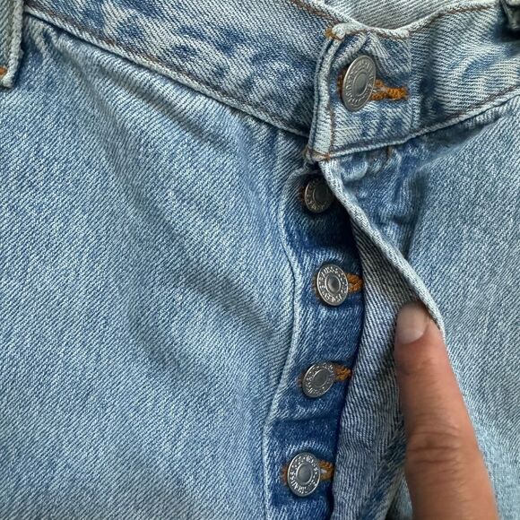 Vintage Levi's 501 Denim Jeans Medium Wash Size 36 X 29 Made USA? 1989 80s *Read - Picture 4 of 10